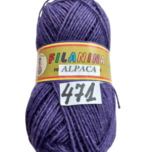 FIR ALPACA -30% LANA + 70% ACRYL, 250m/100g, COD 471-MOV