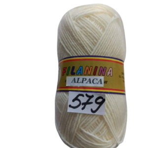 FIR ALPACA -30% LANA + 70% ACRYL, 250m/100g, COD 579- ALB NATUR