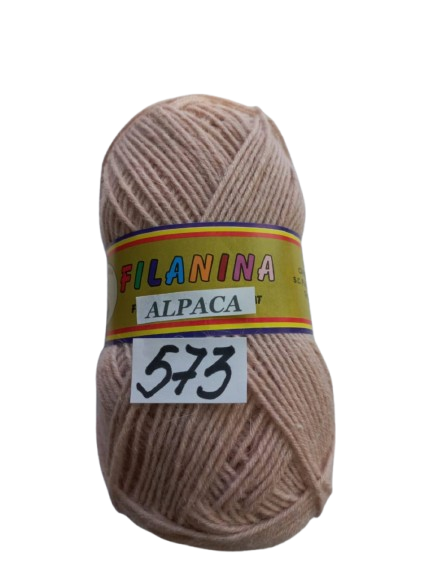FIR ALPACA -30% LANA + 70% ACRYL, 250m/100g, COD 573-BEJ