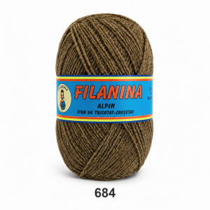 Fir Catifea 100% Acril 300 m – BRUN CARPATIN, Cod 684