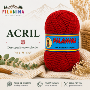 fir acrilic pentru tricotat