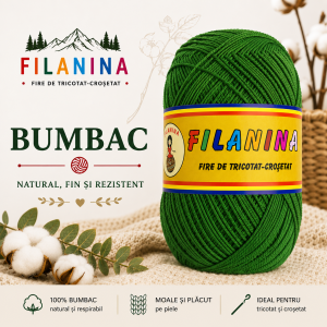 fir bumbac pentru tricotat