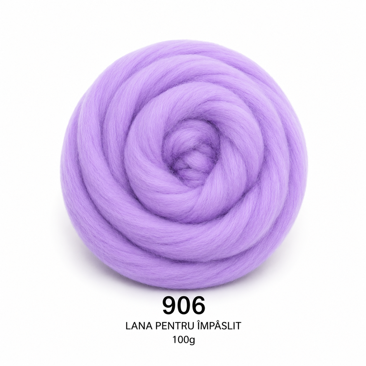 Lână pentru împâslit 100 g Mov cod 906 Filanina
