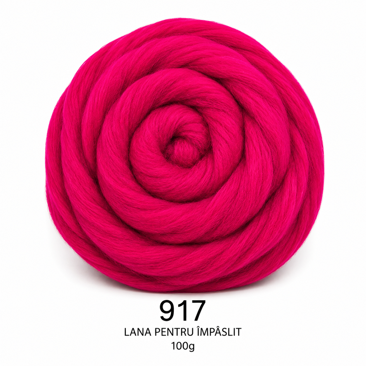 Lână pentru împâslit 100 g Roșu cod 917 Filanina