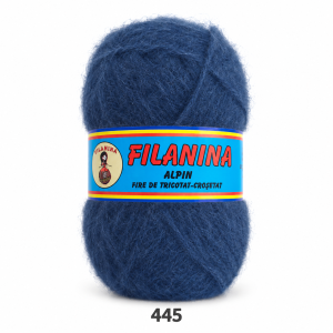 Fir acrilic tip mohair COD 445 Albastru Denim FILANINA